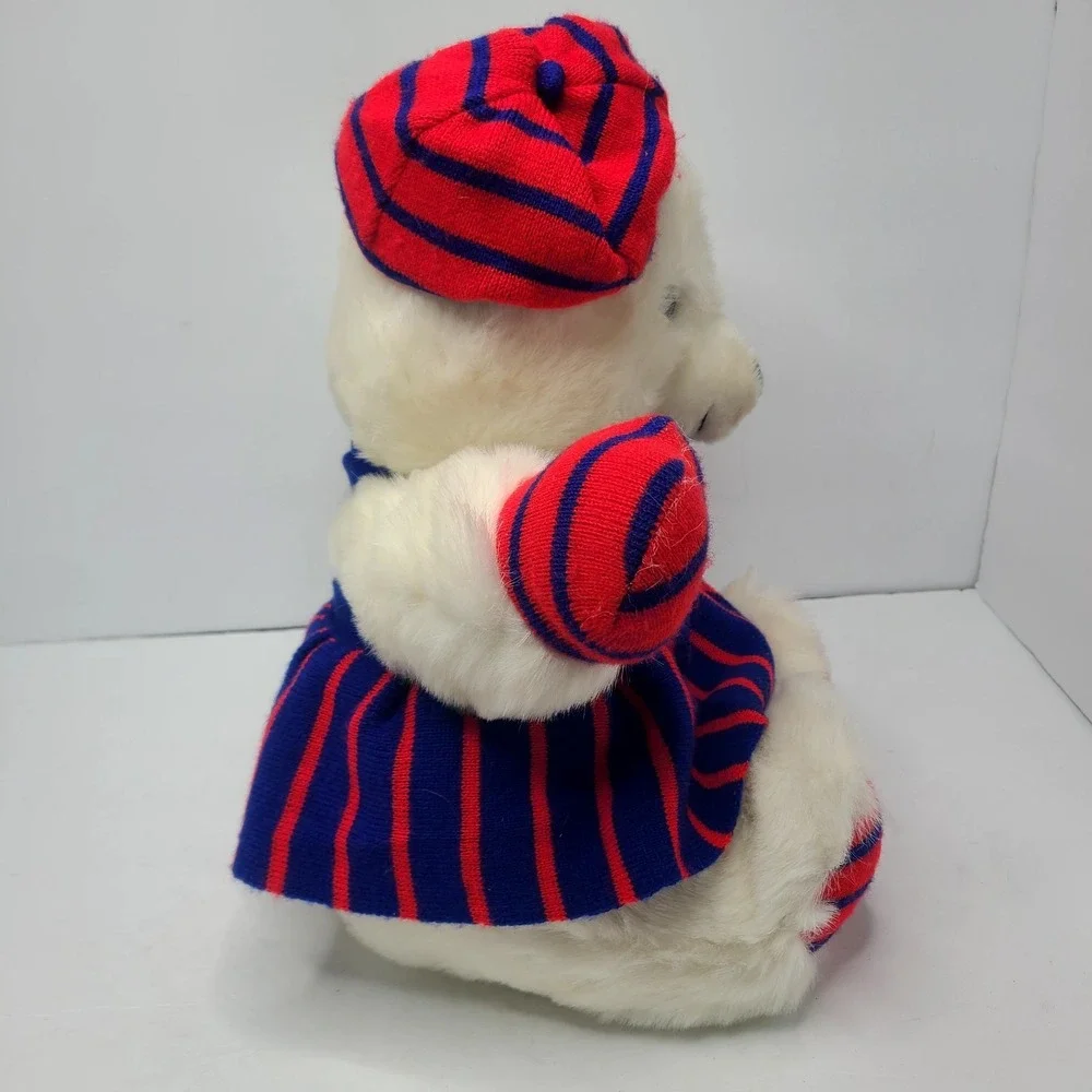 Vintage 1990 Kmart Dan Dee Santas Club Christmas Bear Stuffed‎ Animal Plush